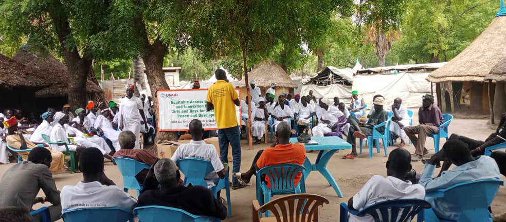 CAN community awareness gathering in South Sudan